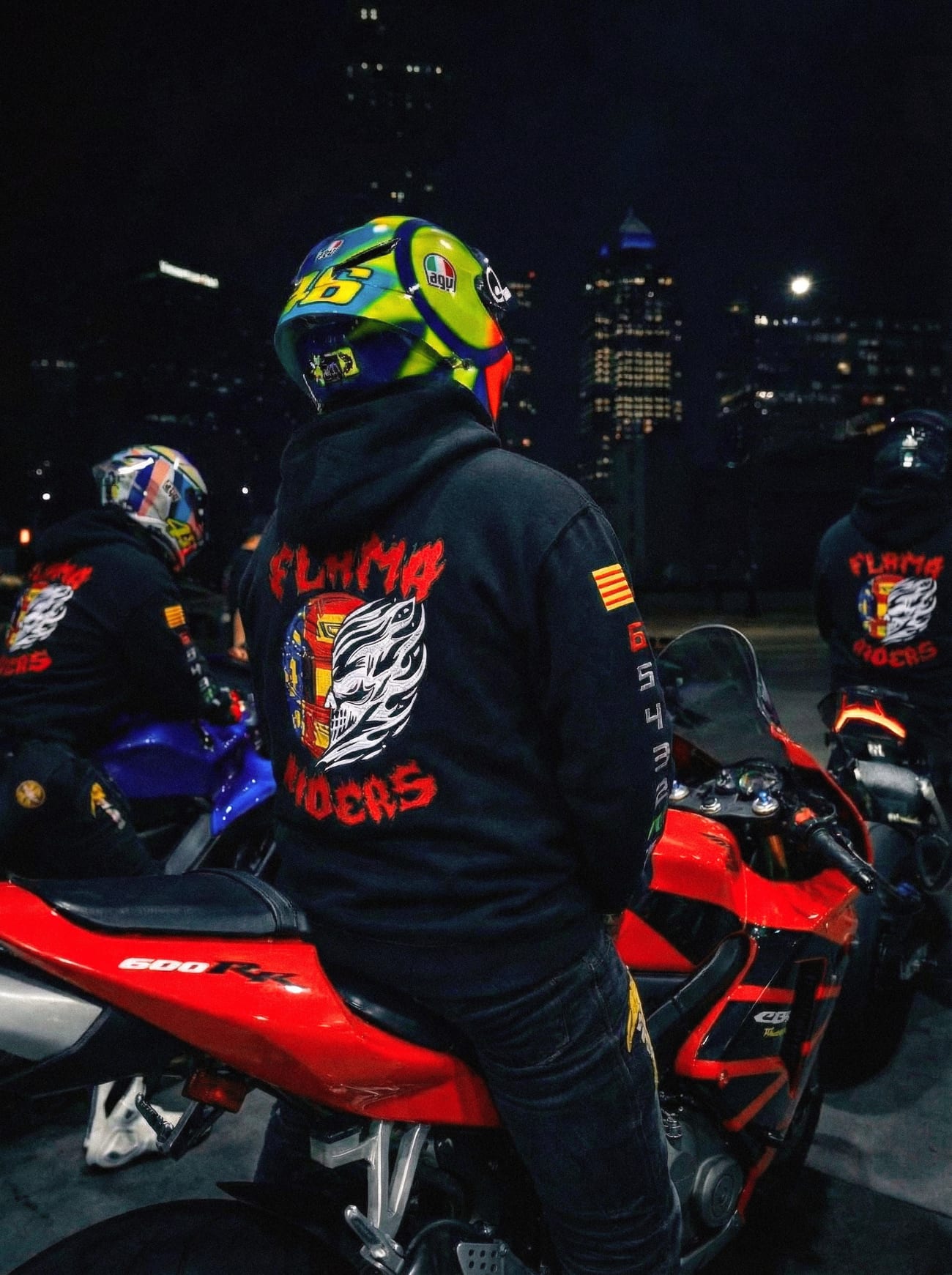 Personalización para Flama Riders — Sudaderas del club