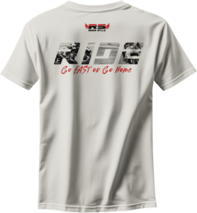 Camiseta "RIDE – Go Fast or Go Home" – RiderStyle